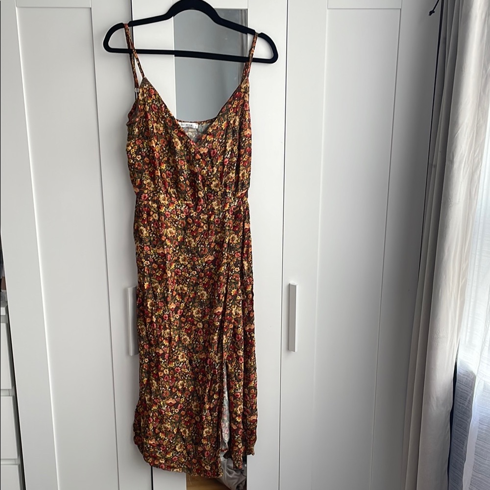 Floral Spaghetti Strap Dress